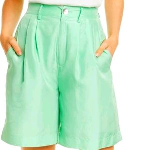 NWT Vince Drapey Silk Habotai Shorts